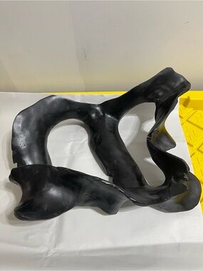 CB2 Abstract Black Sculptural Art Piece